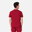 Maevn Unisex V-Neck Scrub Top – Red Panda