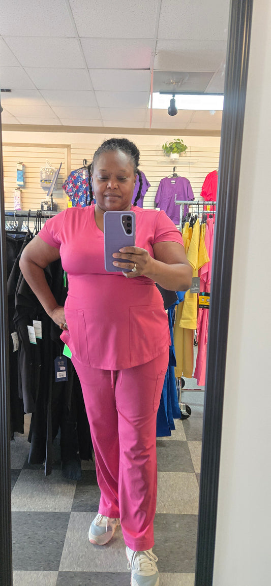 Healing Hands Works Rebecca Pants in Cherry Wine